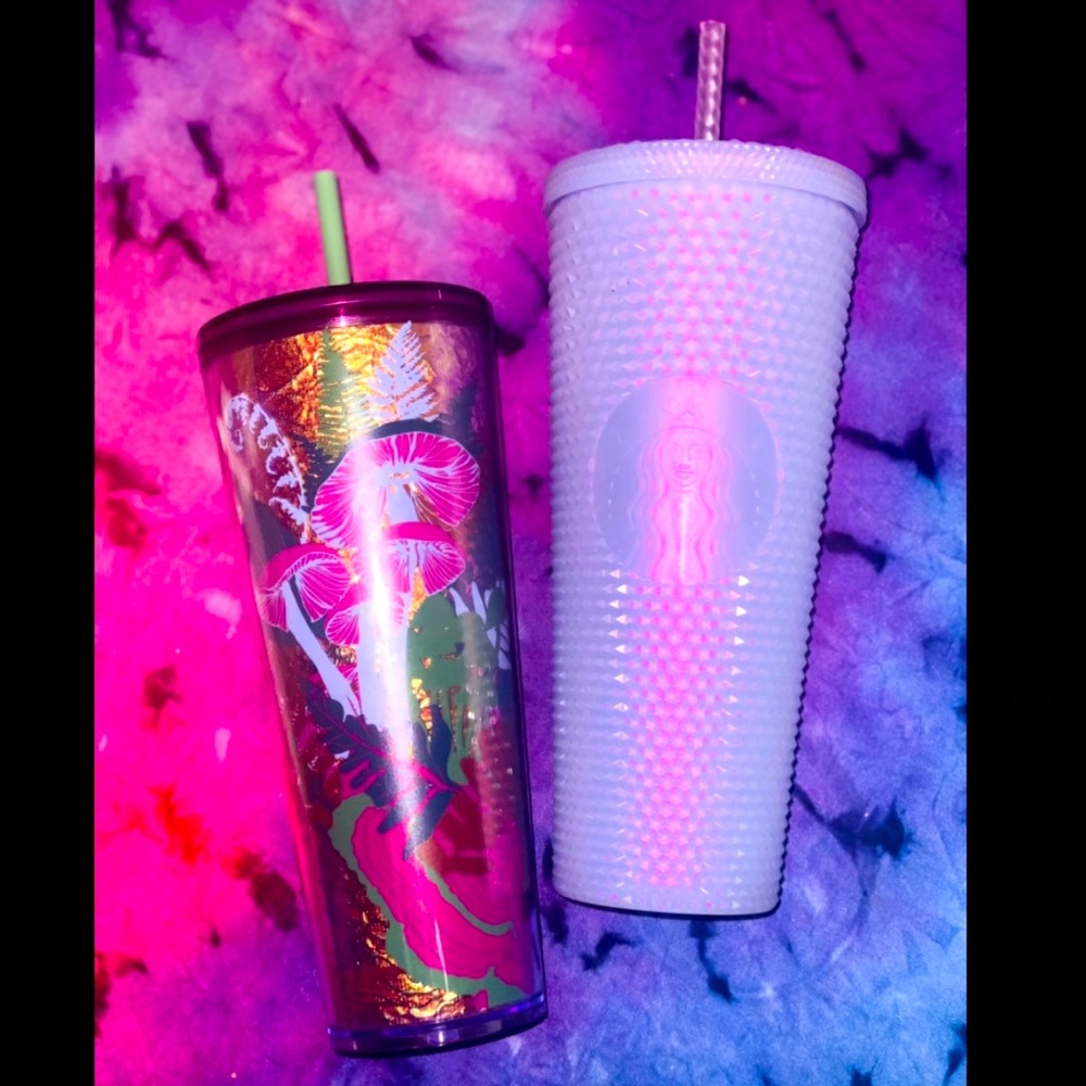 TWO Starbucks tumblers 24oz